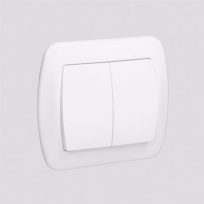 Picture of INTRERUPATOR ST  LED DUBLU ALB SIMON AKORD,AW5L/11