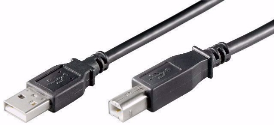 Imagine CABLU USB2 1,8M A TATA>BTATA,NEGRU ,USB2 AB-LC-BK/1,8-BU, 93596