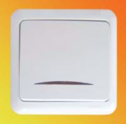 Picture of INTRERUPATOR ST  LED SIMPLU ALB STANDARD,IMBS  45846 N-05853