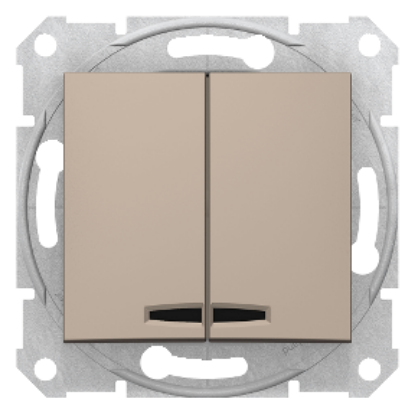 Picture of INTRERUPATOR ST  LED DUBLU TITAN SEDNA,SDN0300368 F RAMA