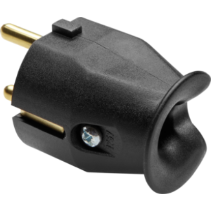 Picture of STECHER 2P+T 16A 250V NEGRU GW 28013  1757 ST.GERM