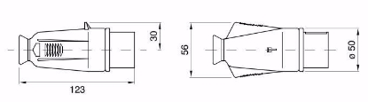 Imagine STECHER 3P 16A 40-50V IP44 GW 60067 IEC 309 H12
