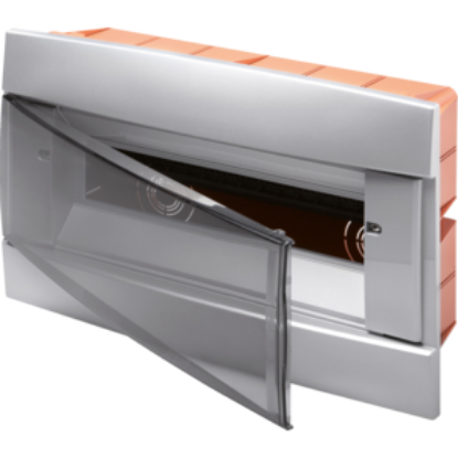Picture of COFRET INCASTRAT 12MD 1R IP40, GW  40229VT,TITAN,USA TRANSPARENT,330*218*25MM