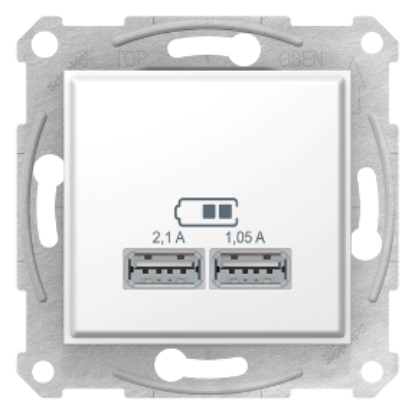 Picture of PRIZA ST DUBLA USB ALBA SEDNA  SDN2710221