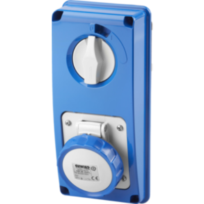 Picture of PRIZA CU INTRERUPATOR FIXA PT 2P+E 16A 250V IP67 GW  66304