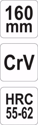 Picture of PATENT UNIVERSAL 160MM , CRV , HRC55-62 ,YT-6600