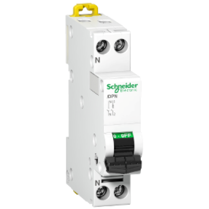Picture of DISJUNCTOR 1P+N C 25A  4.5KA 1MD IDPN  A9N21549