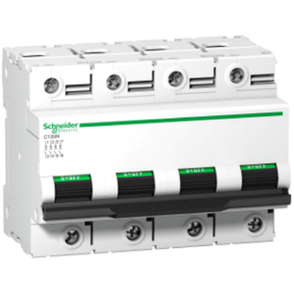 Picture of DISJUNCTOR 4P C100A 10KA  6M C120N A9N18374