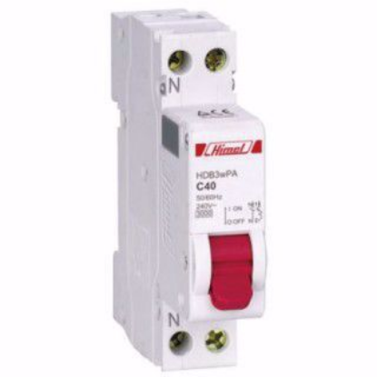 Picture of DISJUNCTOR 1P+N C 32A  4.5KA 1MD HI HDB3WPNC32