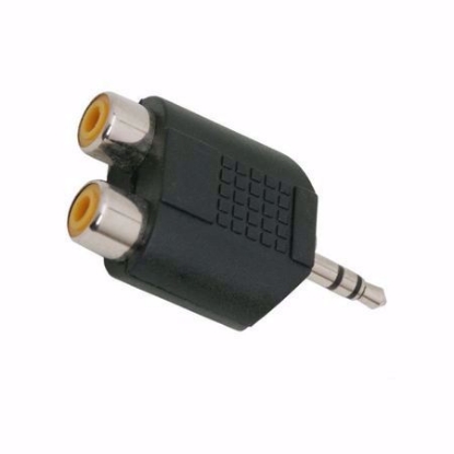 Picture of ADAPTOR AUDIO 3.5MM STEREO TATA - 2X RCA MAMA AC 17