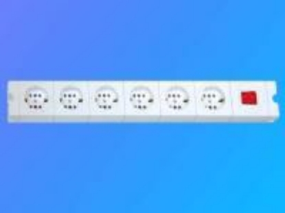 Picture of BLOC 6 PRIZE + INTR  2P+E 16A 250V ALB PM 6  15177 N-02547/6