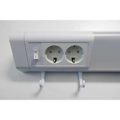 Imagine CORP IL LED CU INTR SI 2 PRIZE 230V 15W 4000K/1300LM 762/80/85MM ALB ML 20000085
