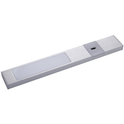 Imagine CORP IL LED CU SENZOR IR  7W 3000K/400LM 300/20/10MM SILVER(3BUC/SET)+CABLU140CM