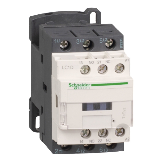 Picture of CONTACTOR   9A 3P  24VAC 1ND+1NI LC1D09B5