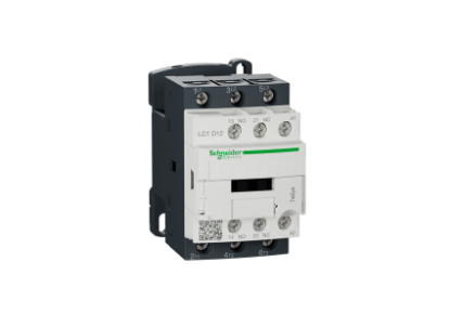 Picture of CONTACTOR  12A 3P 400VAC 1ND+1NI LC1D12Q7