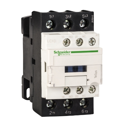 Picture of CONTACTOR  25A 3P 230VAC 1ND+1NI  LC1D25P5