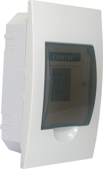 Imagine COFRET INCASTRAT  6MD 1R IP40, MF0015-01616,ALB,USA TRANSPARENTA, 220*172*90MM