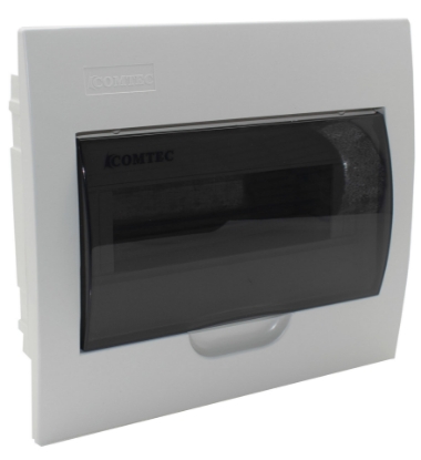 Picture of COFRET INCASTRAT 12MD 1R IP40, MF0015-01620,ALB,USA TRANSPARENTA,220*280*90MM