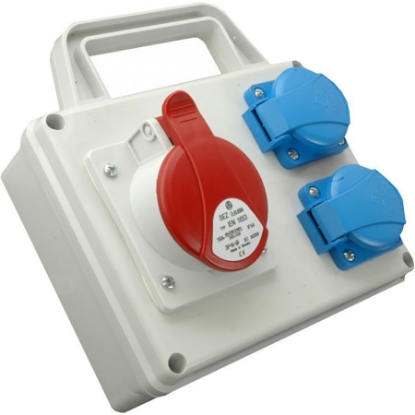 Picture of TABLOU SANTIER ECHIPAT T1*16A+M2*16A  IP54, ROSP 1631D/S 34-601