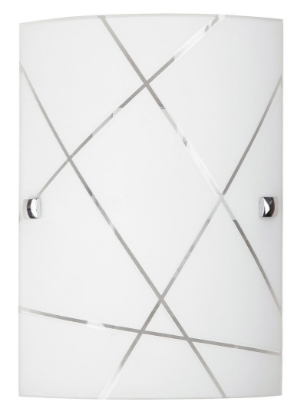 Picture of APLICA  1*E27  60W 180X260 METAL+STICLA  IP20 PHAEDRA 3697
