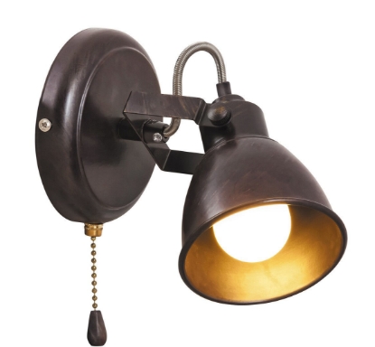 Picture of SPOT 1*E14 15W CU FIR IP20 ANTIQUE/BROWN METAL VIVIENNE 5962