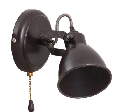 Picture of SPOT 1*E14 15W CU FIR IP20 ANTIQUE/BROWN METAL VIVIENNE 5962