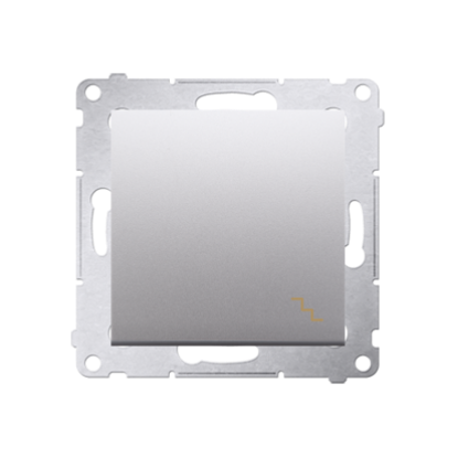 Imagine INTRERUPATOR ST SCARA  ARGINTIU MAT SIMON 54,DW6.01/43 F RAMA