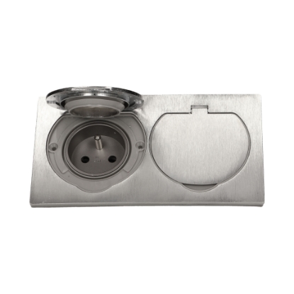 Picture of PRIZA MOBILIER, 2X2P+E, INOX, IP55, OR-AE-1398