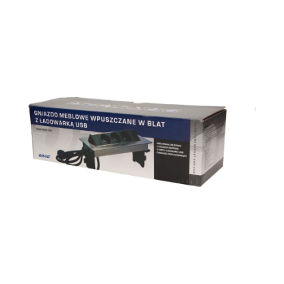 Imagine PRIZA MOBILIER, 3X2P+E, 2USB, OR-AE-1364