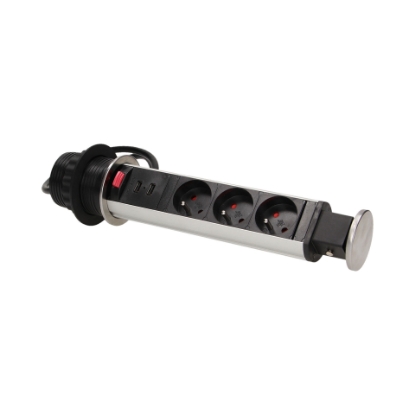 Imagine PRIZA MOBILIER, FI 60, 3P+E, 2USB, OR-AE-1350