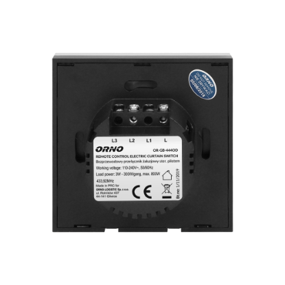 Imagine COMUTATOR OBTURATOR WIRELESS, CONTROLAT DE O TELECOMANDA