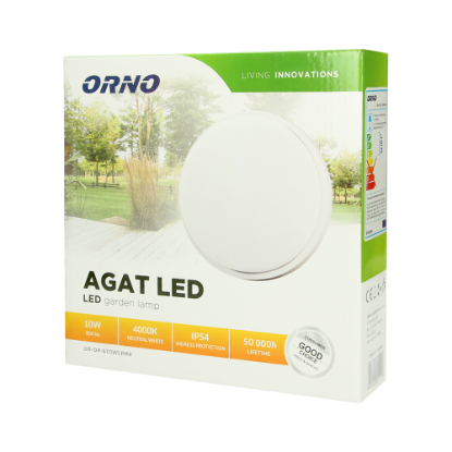 Picture of APLICA LED,  10W, 4000K, 800LM, IP54, ALB, AGAT LED