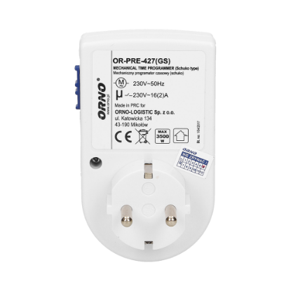 Imagine TIMER MECANIC, MINI, VERSIUNEA SCHUKO