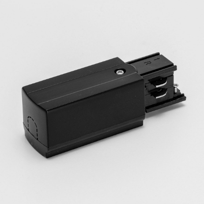 Picture of CONECTOR ALIMENTARE SINA SPOT, 3C/ TRIF, 250V/16A, NEGRU,DREAPTA TKN1005 BK