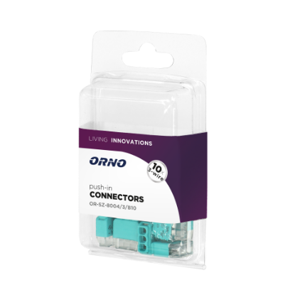 Imagine BLOC TERMINAL 1P, 3G, =<2.5MMP, 10BUC/BL, 24A, PUSH-IN, ORNO OR-SZ-8004/3/B10