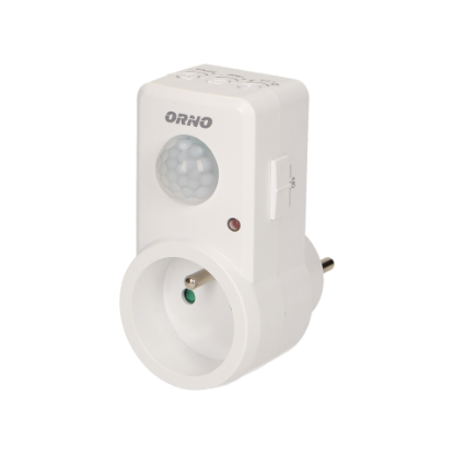 Picture of SENZOR MISCARE, 120GRD, IP20,300W-1200W 230VAC PRIN PRIZA ALB  OR-CR-266