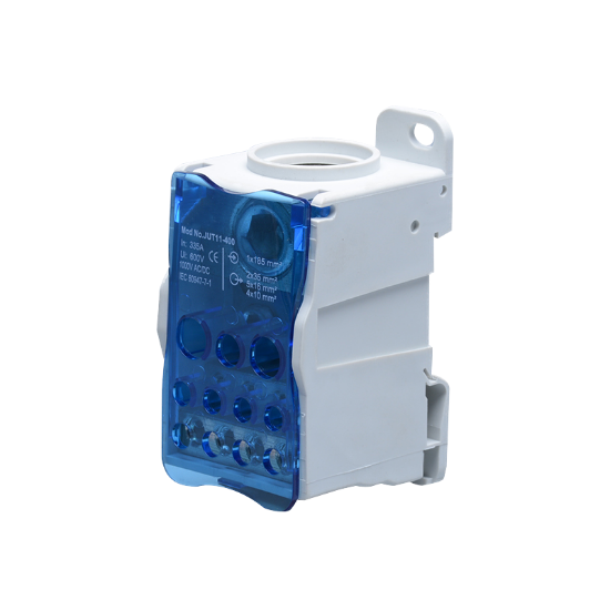 Picture of BLOC DISTRIBUTIE 400A, 1 INTRARE(1*185)MM, 11 IESIRI(4*10+5*16+2*35)MM