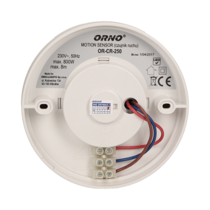 Imagine SENZOR DE MISCARE, 360GRD, IP20,  800W, REGLARE POZITE SENZOR