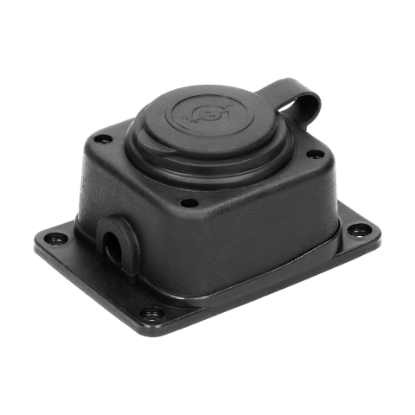 Picture of BLOC 1 PRIZA 2P+E 16A 250V  NEGRU CAUCIUC OR-AE-13164(GS)