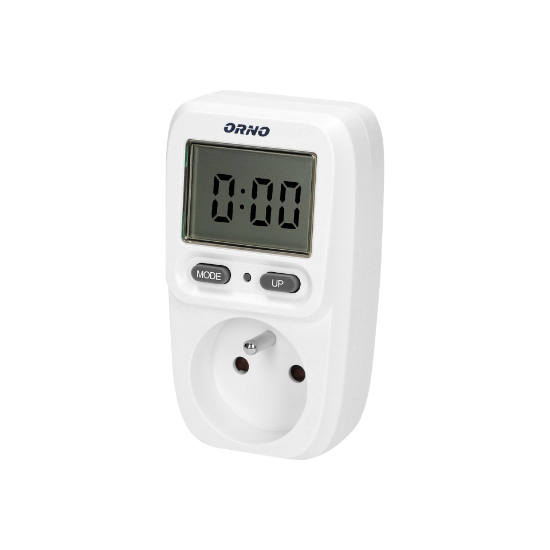 Picture of CONTOR MONOFAZAT, 16A, 2P+Z, IP20 LCD, MAX 3680W,230VAC, 