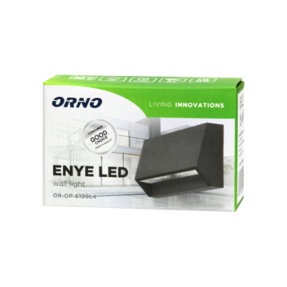 Imagine CORP IL FATADA, ENYE LED 1,5W, IP65, 4000K, NEGRU, OR-OP-6190L4