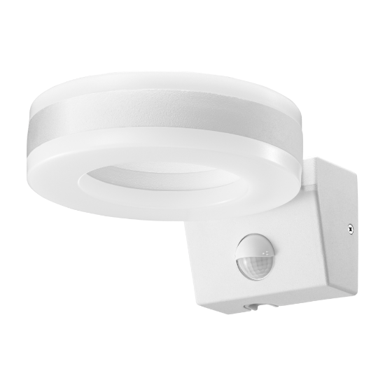 Imagine CORP IL LED,DE GRADINA,20W, 4000K/1800LM,CU SENZOR PIR, 140GR,IP65, ALB,