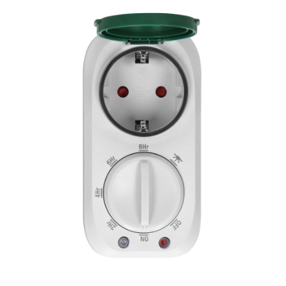 Imagine PRIZA CP 16A  CU TEMPORIZATOR MECANIC SI SENZOR CREPUSCULAR OR-PRE-446(GS)