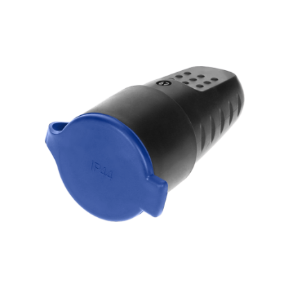 Picture of PRIZA MOBILA (CUPLA) CAUCIUC 2P+T 16A 230V CU CAPAC IP44 OR-AE-1314(GS)