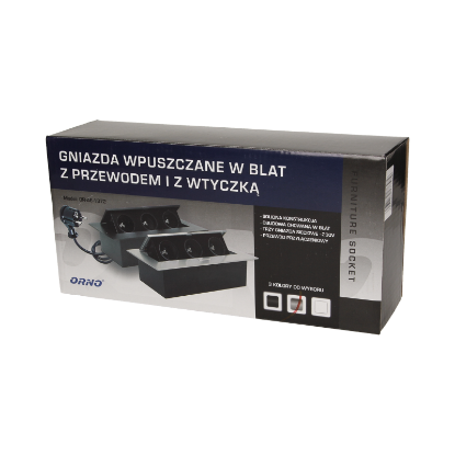 Imagine PRIZA MOBILIER, 3*2P+E, INOX , CABLU 1.5M, OR-AE-1372/G