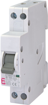Picture of DISJUNCTOR 1P+N B 10A 6KA 1MD ETIMAT 6