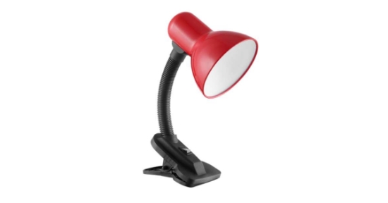 Imagine LAMPA BIROU CLEMA E27 40W ROSU  DL-3/R