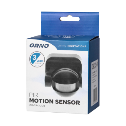 Imagine SENZOR MISCARE PIR, 180 NEGRU, OR-CR-201/B