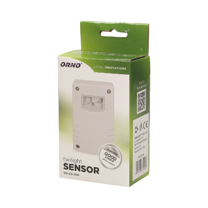 Imagine RELEU CREPUSCULAR , IP44, 1200W, 1/8 ORE SAU NOAPTE/ZI ,( Senzor) GRI OR-CR-209