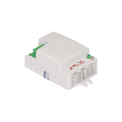 Imagine RELEU CREPUSCULAR , 300-1200W 230VAC, ALB, 5LUX, 30LUX, 150LUX, 2000LUX, REGLAJ 5 SEC-10MI